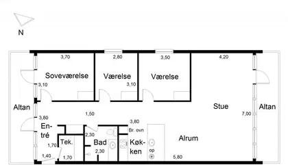 Visual presentation of the listing