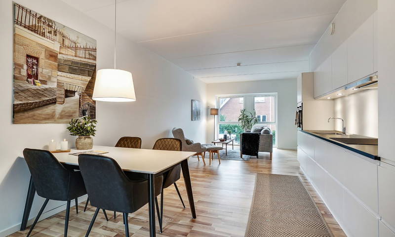apartment Unique Location Facing Køge Bay – Modern 2-Room Apartment with Balcony and Terrace Area Facing the Courtyard