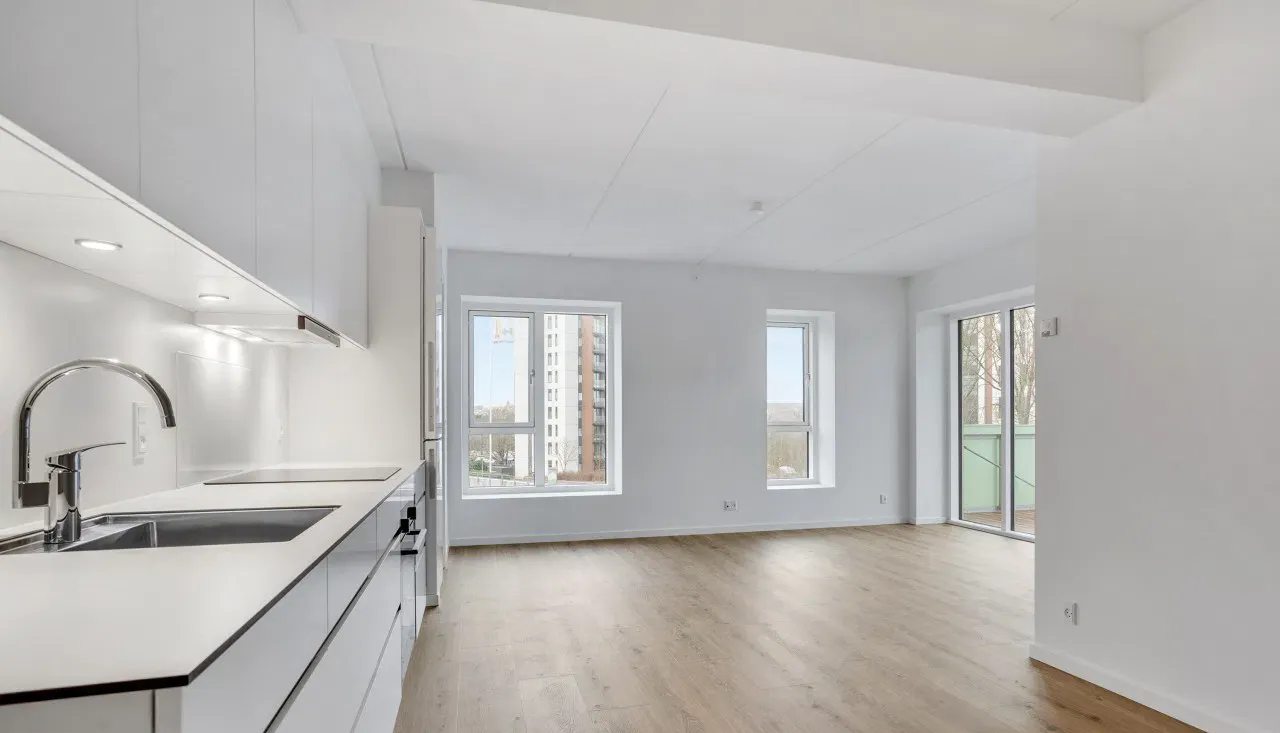 apartment Lys 3-værelses bolig på 89 m² ved Kolding Fjord