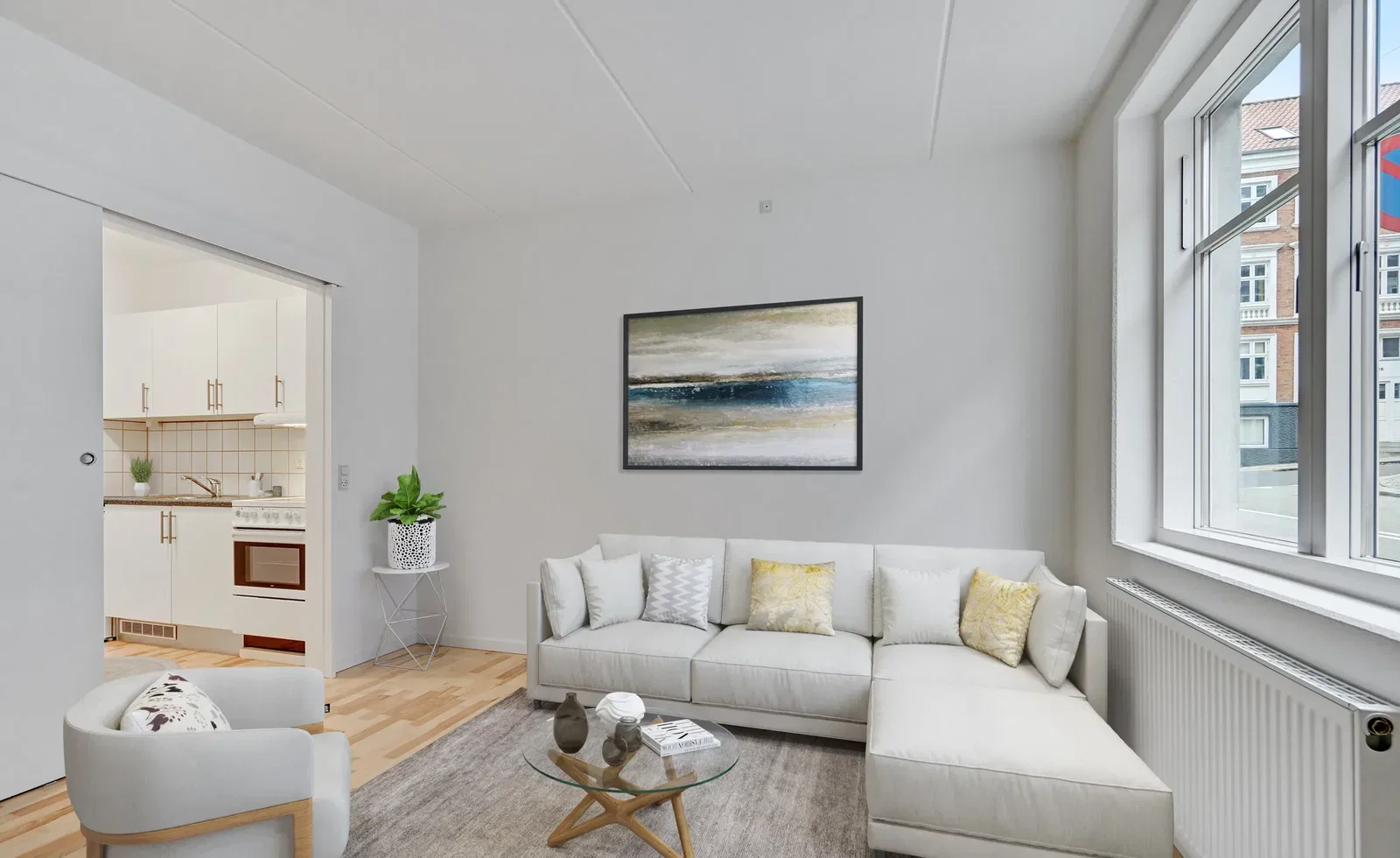 apartment Bright 2-Room Apartment of 50 m² in Central Randers