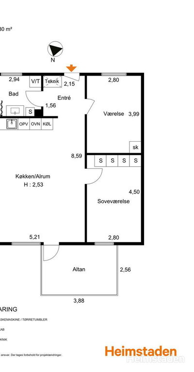 3-værelses bolig på 80 m² tæt ved Lillebælt - Ballesvej, Fredericia - 3