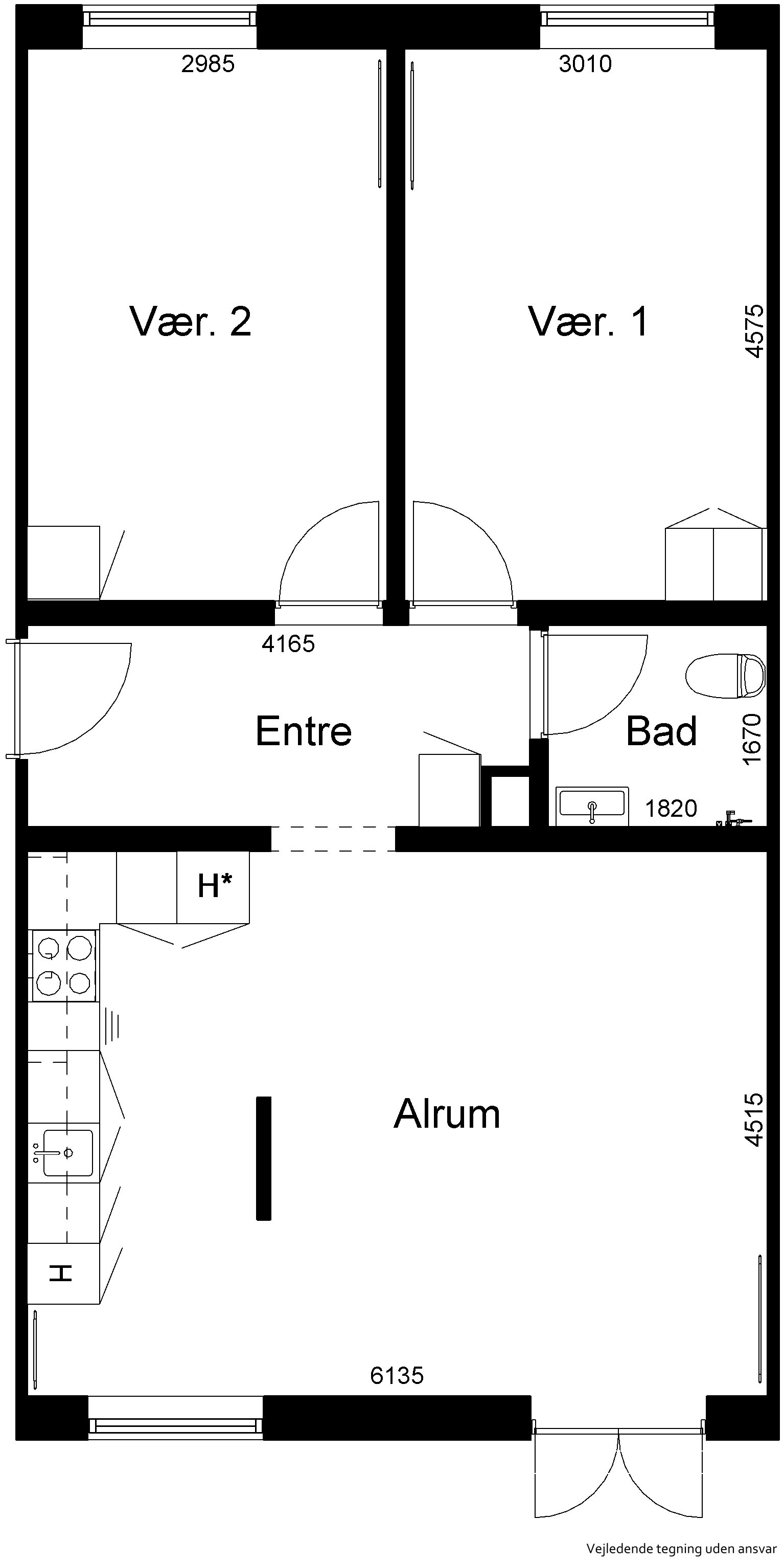 Visual presentation of the listing