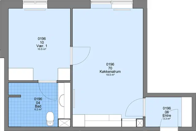 apartment Lækker lejlighed med 2 vær
