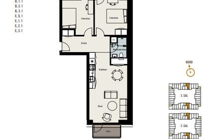 Visual presentation of the listing