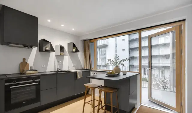 apartment Lys 2-værelses studiebolig 50 m² på Frederiksberg