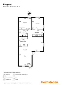 Visual presentation of the listing