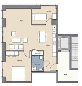 Visual presentation of the listing