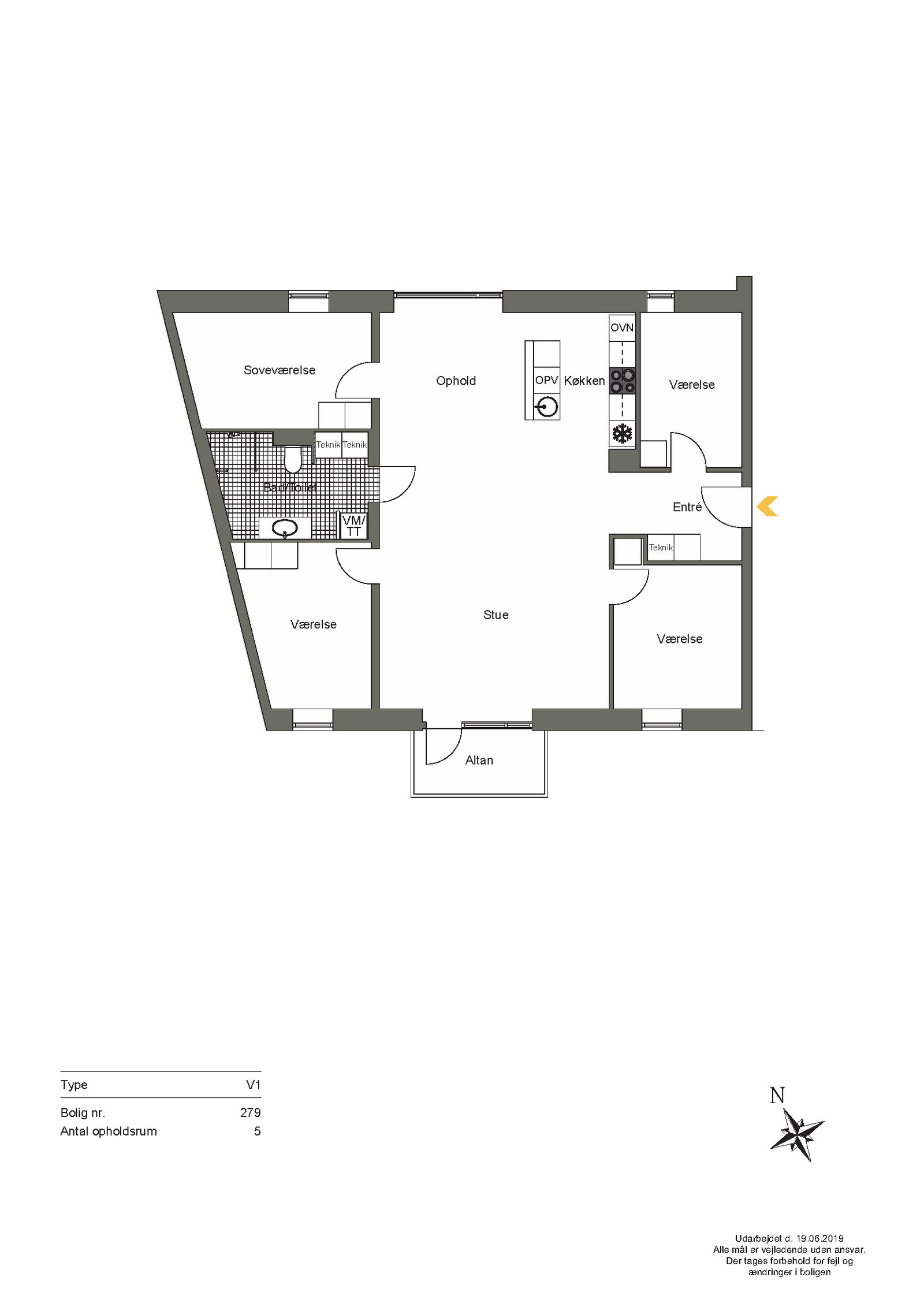 Visual presentation of the listing