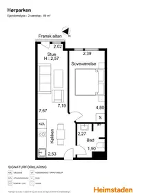 Visual presentation of the listing