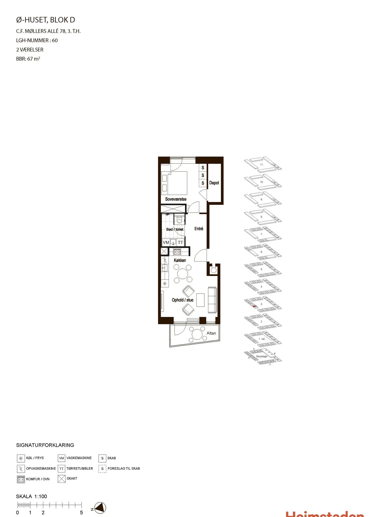 2-værelses lejlighed på 68 m² i Ørestad – billede 14