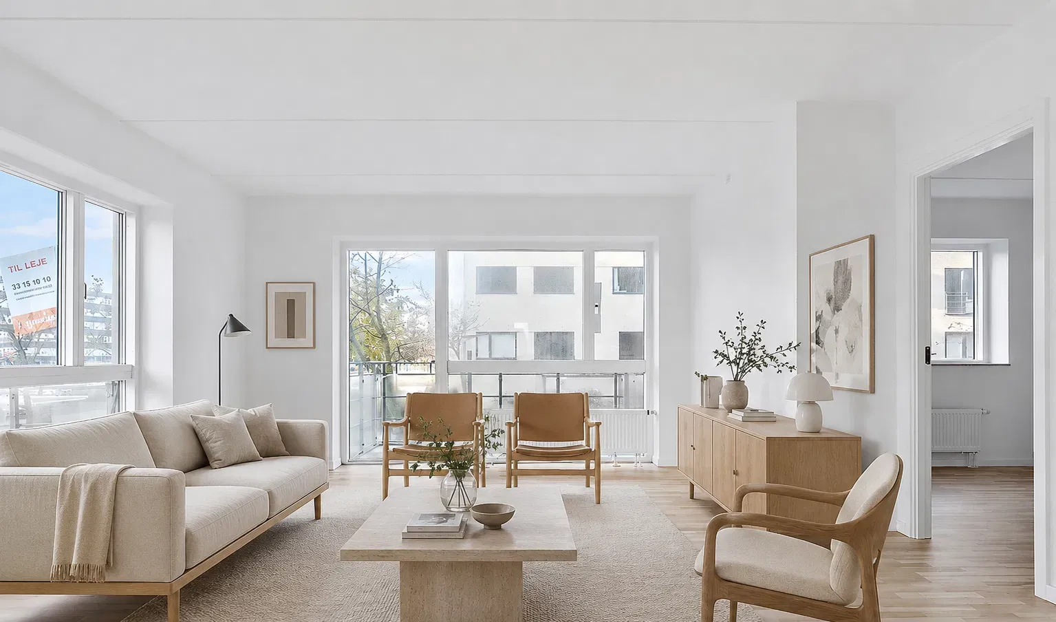 apartment Bright 4-Room Apartment of 105 m² Near the Harbour