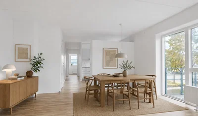 Lys 4-værelses lejlighed på 105 m² nær havnen - Flydedokken, Aalborg - 1