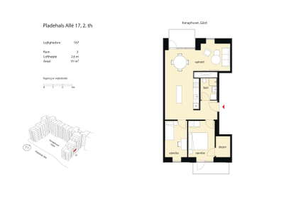 Visual presentation of the listing