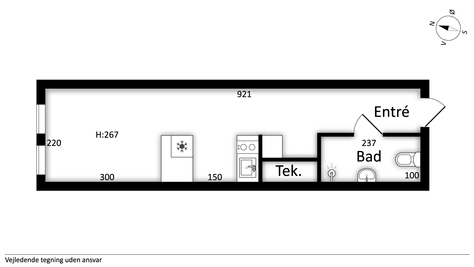 Visual presentation of the listing