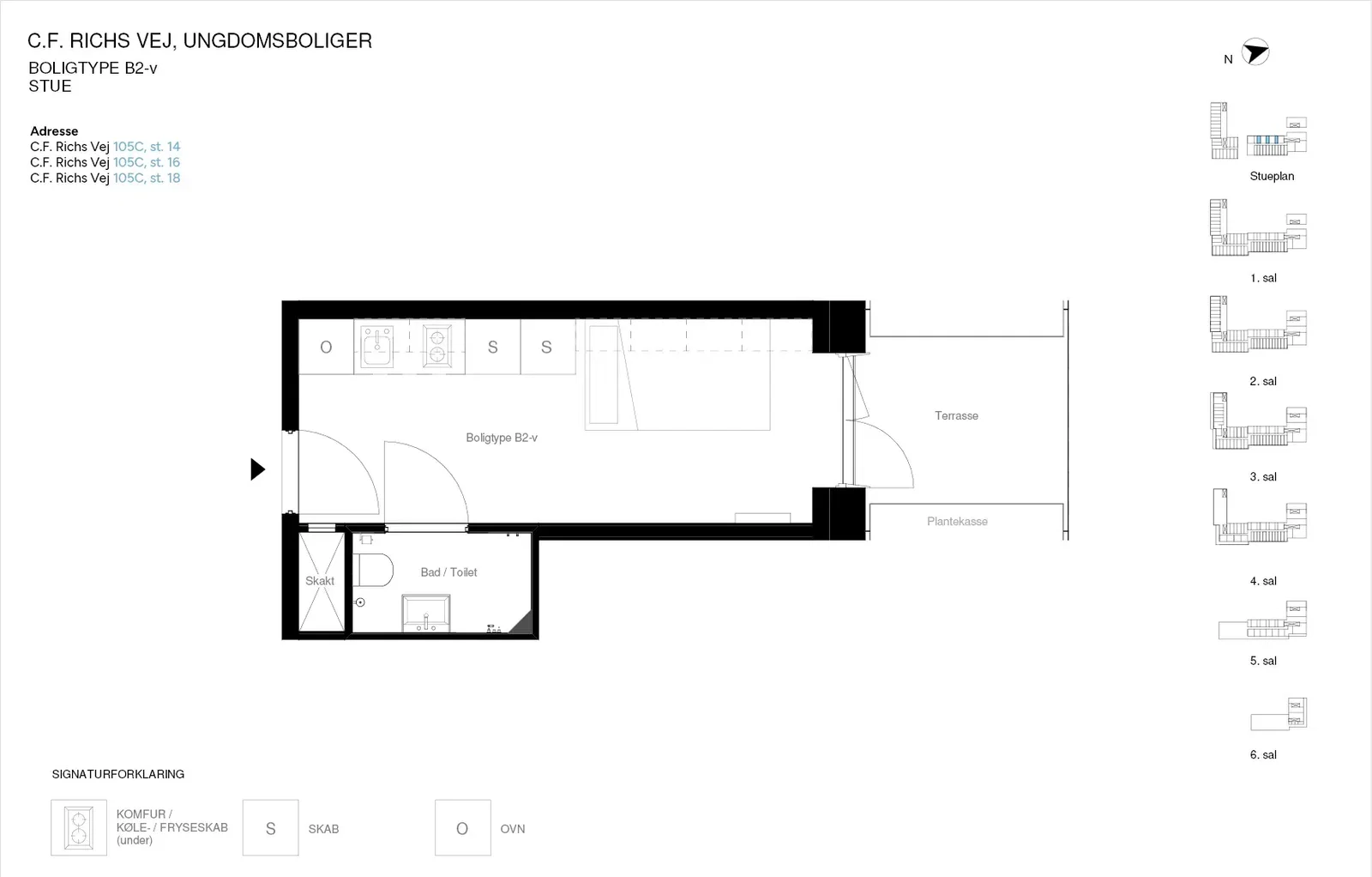 Visual presentation of the listing