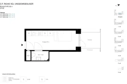 Visual presentation of the listing