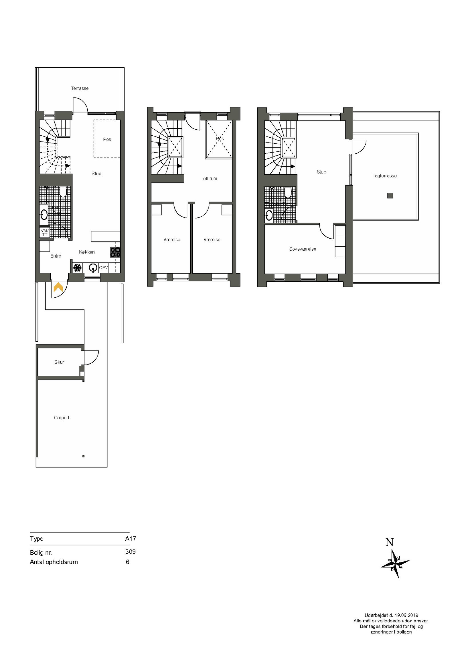 Visual presentation of the listing
