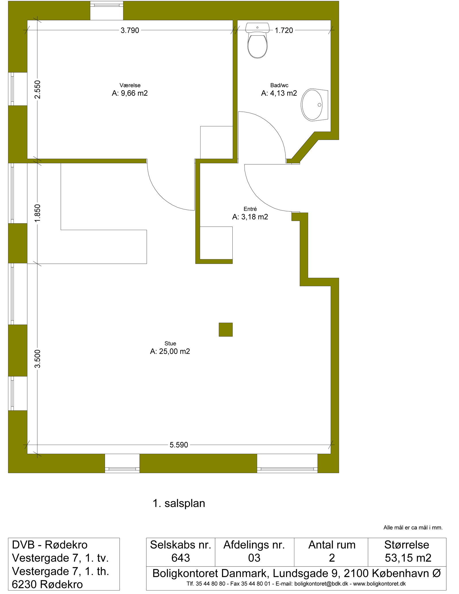 Visual presentation of the listing