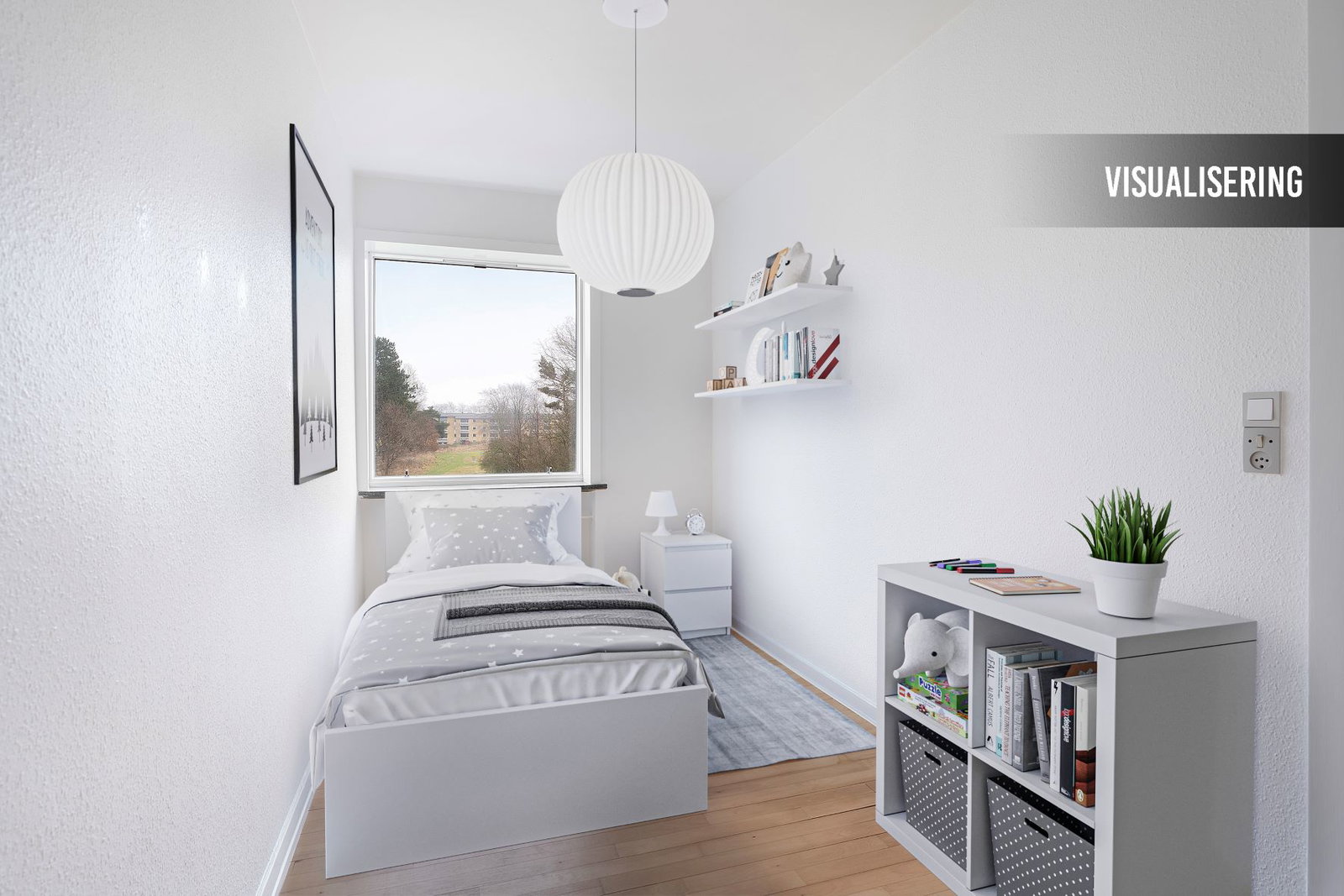 Visual presentation of the listing