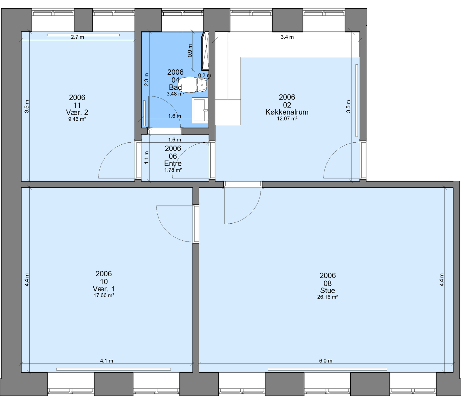 Visual presentation of the listing