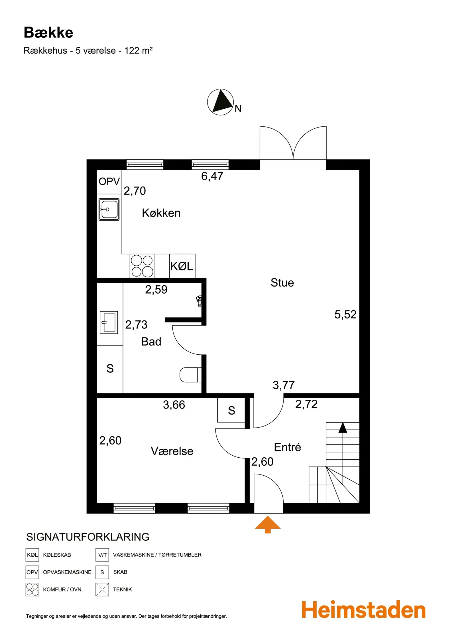 Visual presentation of the listing