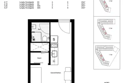 Visual presentation of the listing