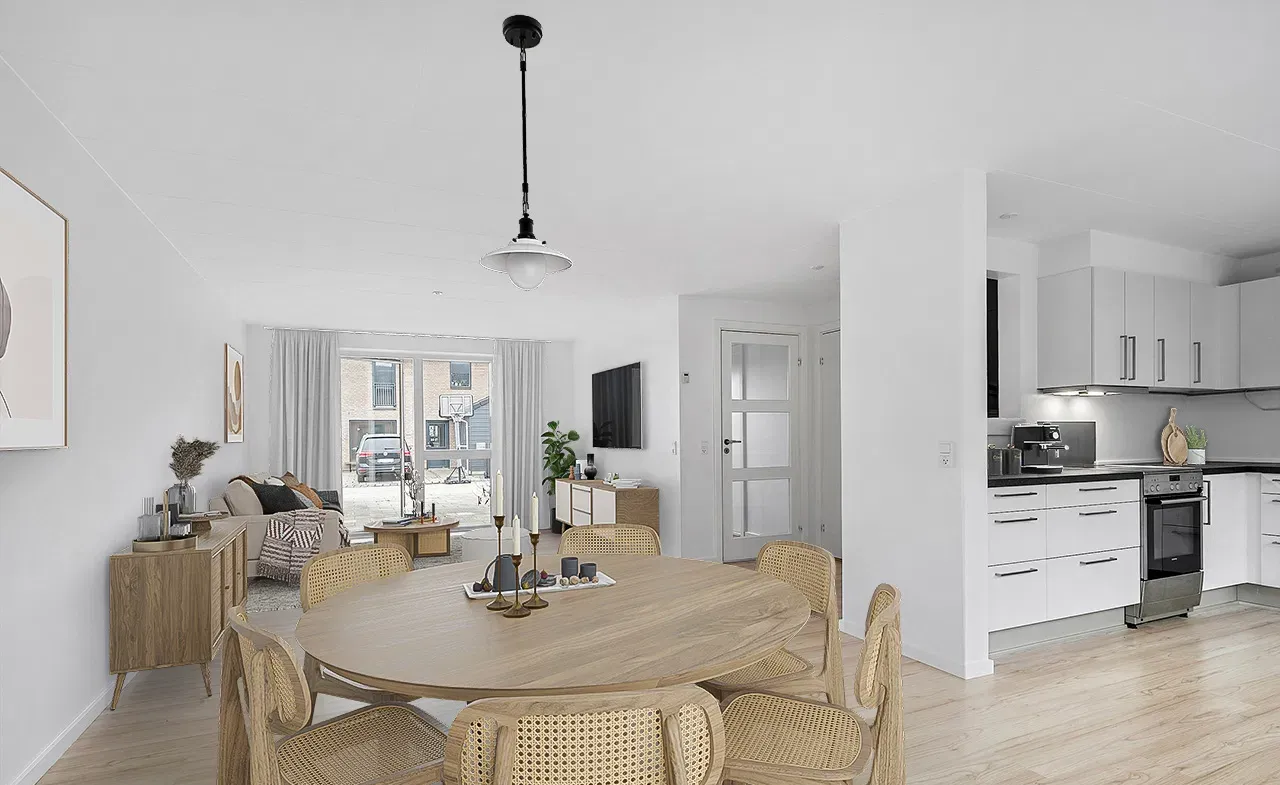townhouse 4-værelses enderækkehus med have i Børkop