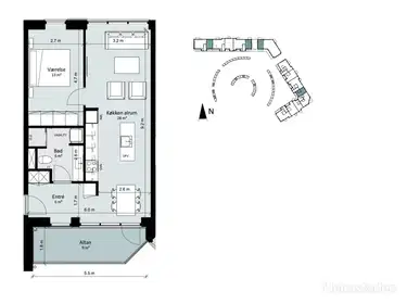 Visual presentation of the listing