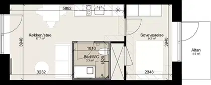 Visual presentation of the listing