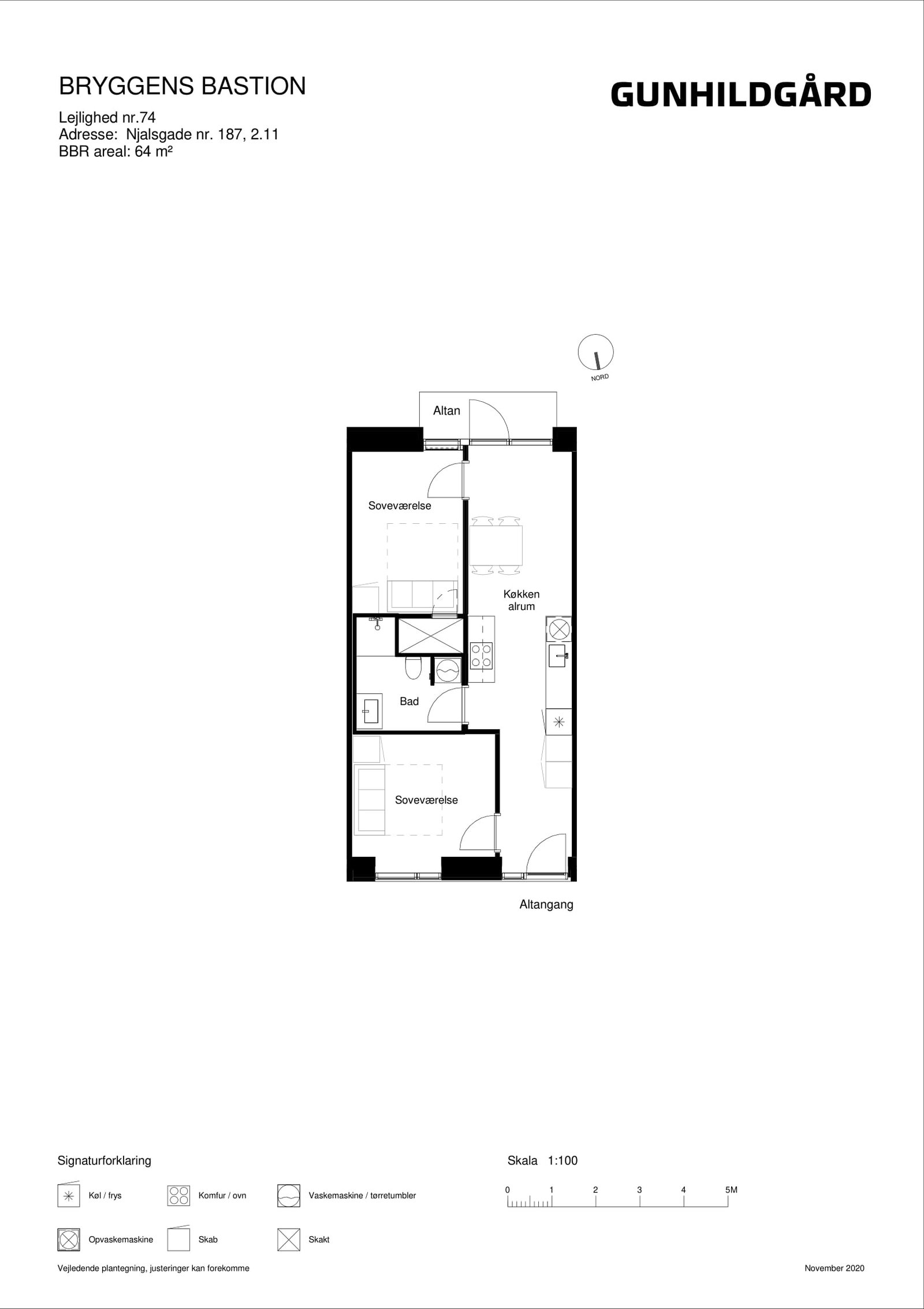 Visual presentation of the listing