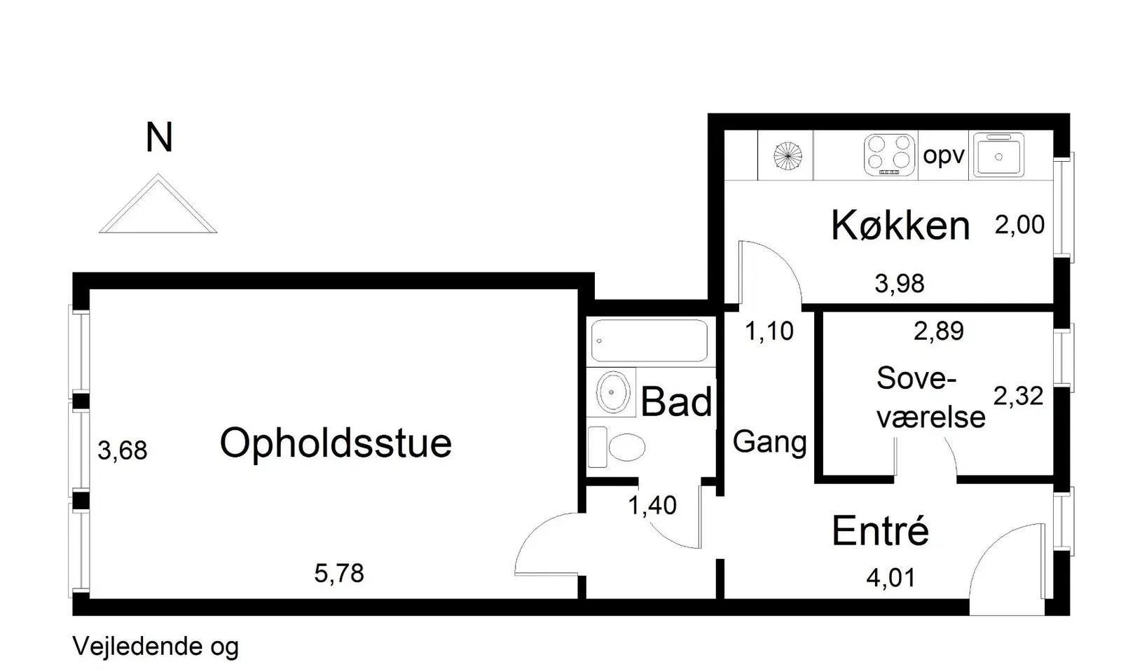 Visual presentation of the listing