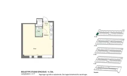 Visual presentation of the listing