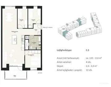 Visual presentation of the listing