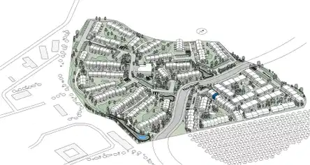 townhouse Rækkehus i to plan i moderne bofællesskab