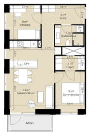 Visual presentation of the listing