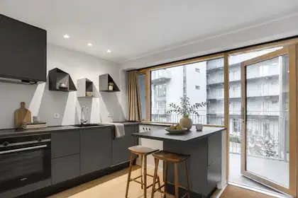 Moderne 2-værelses studiebolig på 46 m² på Frederiksberg – billede 1