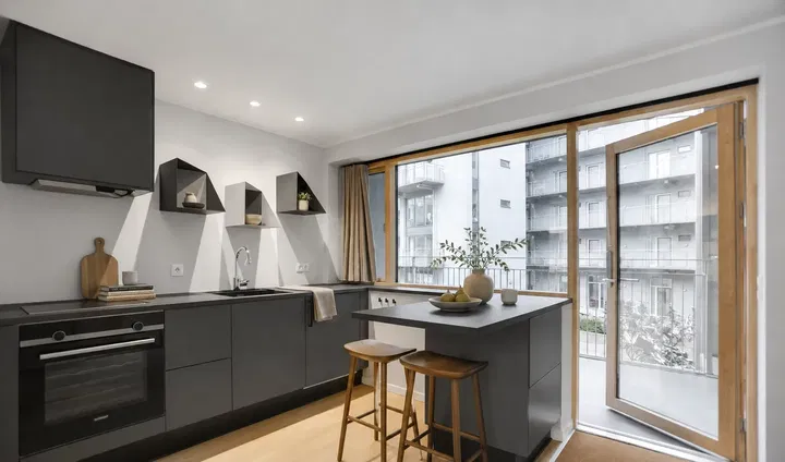 Moderne 2-værelses studiebolig på 46 m² på Frederiksberg – billede 1
