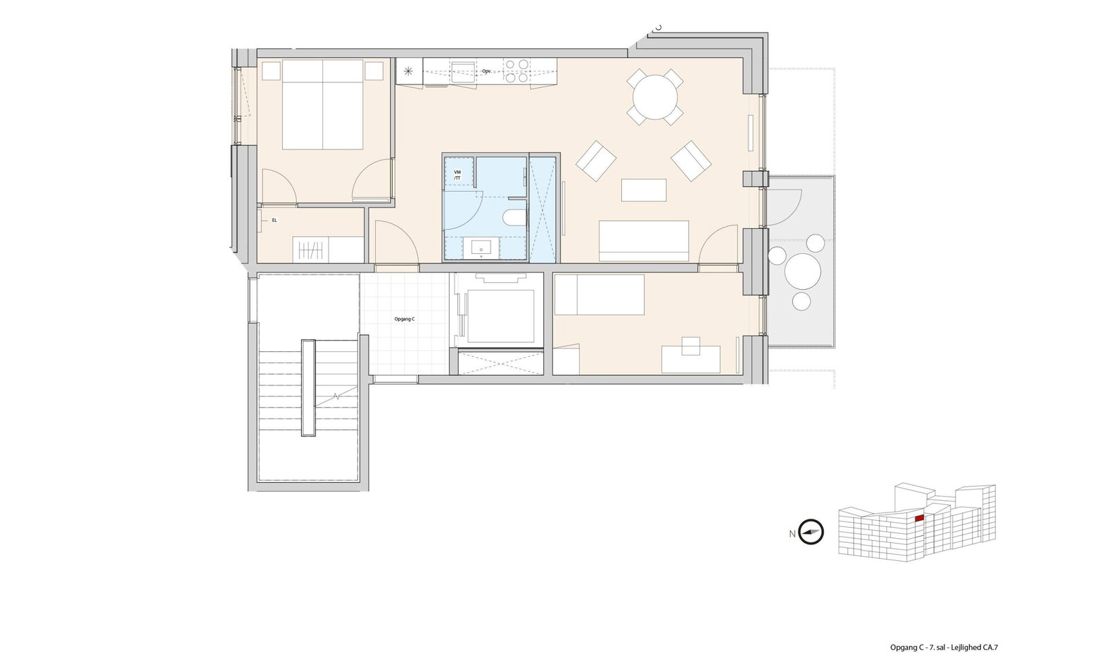 Visual presentation of the listing