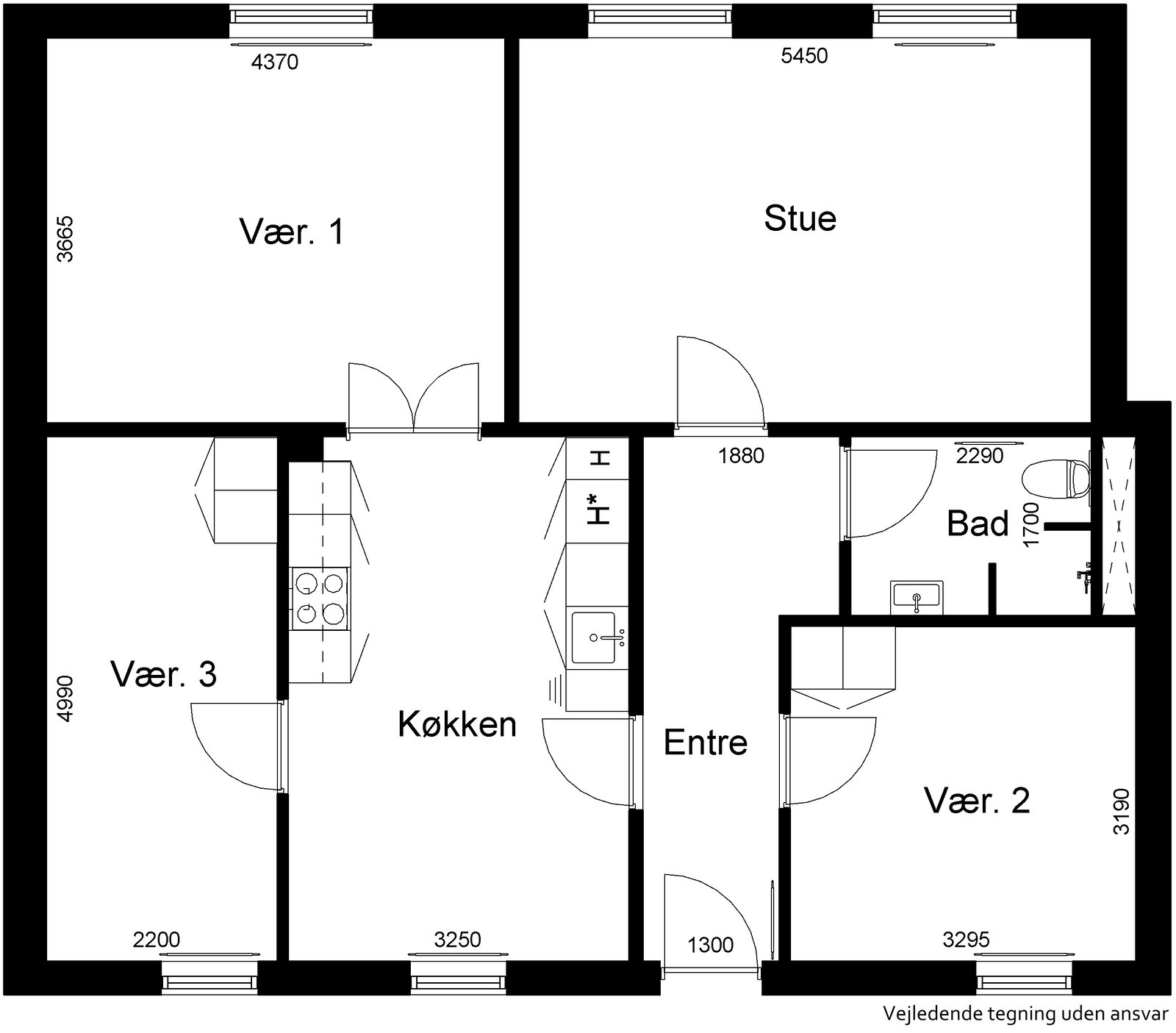 Visual presentation of the listing