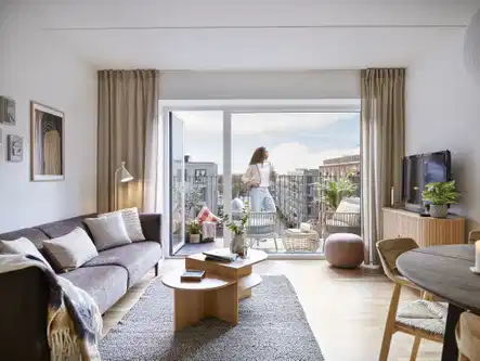 apartment 2-værelses lejlighed med altan