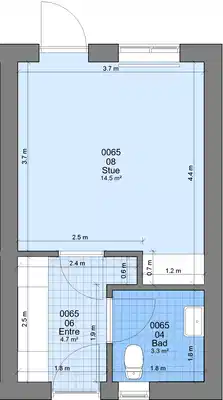 townhouse God ungdomsbolig i 8960 Randers SØ