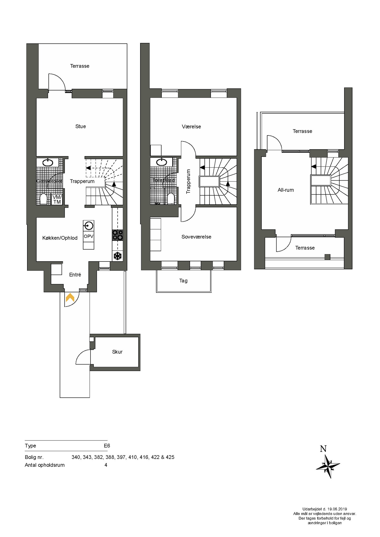 Visual presentation of the listing
