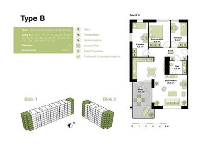 Visual presentation of the listing