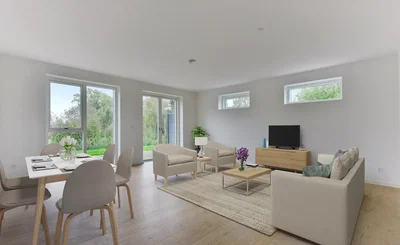 Moderne 4-værelses dobbelthus med have i Daugård - Kastanjebakken, Daugård - 3
