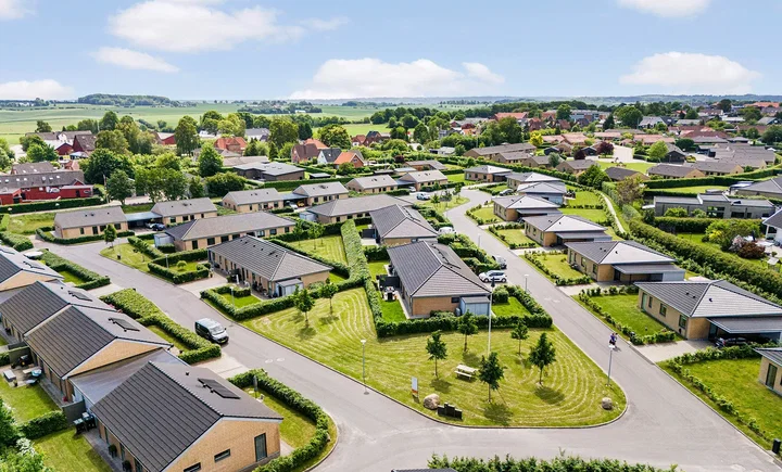 Moderne 4-værelses dobbelthus med have i Daugård - Kastanjebakken, Daugård - 0