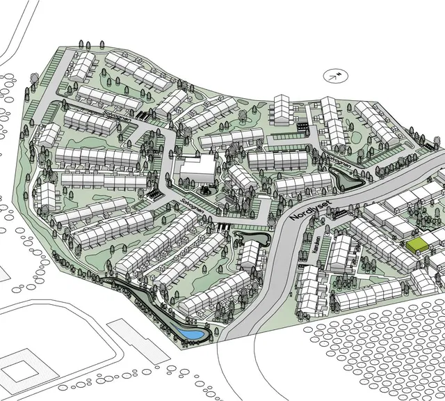 townhouse Single-Storey Townhouse in a Modern Housing Community