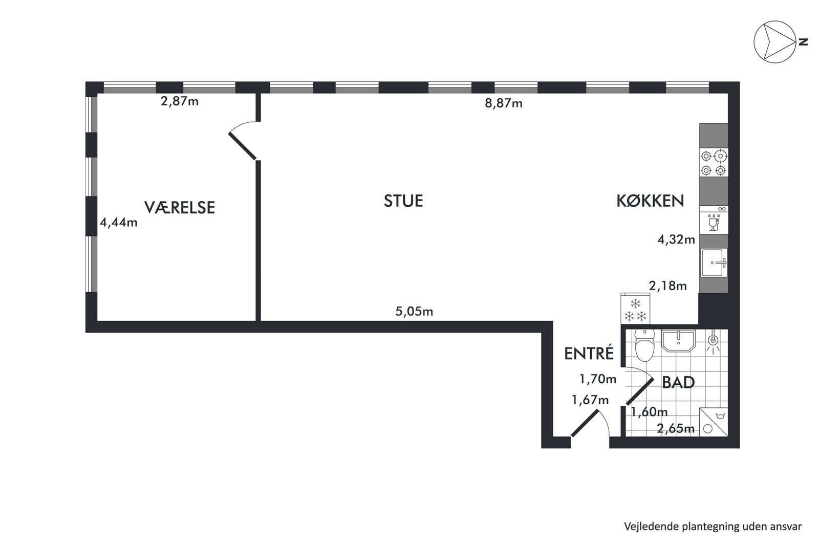 Visual presentation of the listing