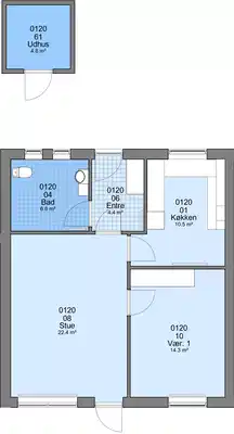 townhouse Lækker rækkehus med 2 vær