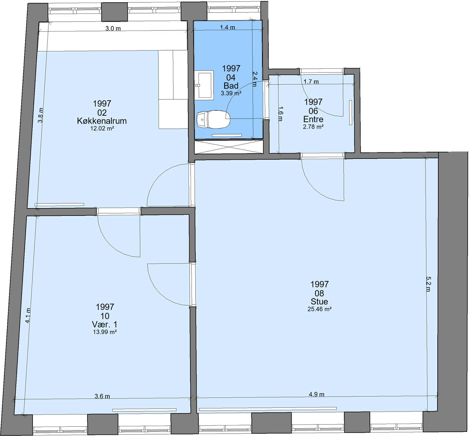 Visual presentation of the listing
