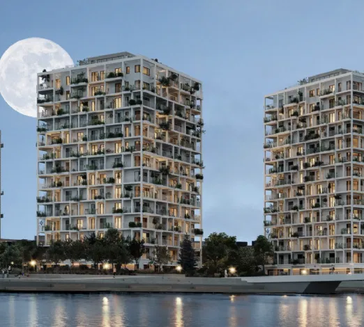 apartment Flot udsigtslejlighed på Bryggen